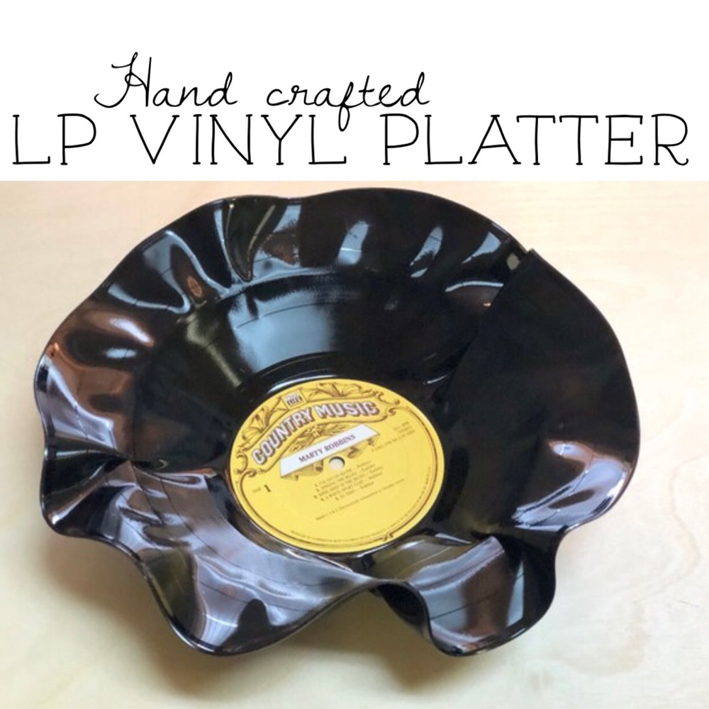 Marty Robbins Sculpted LP Vinyl Record Platter